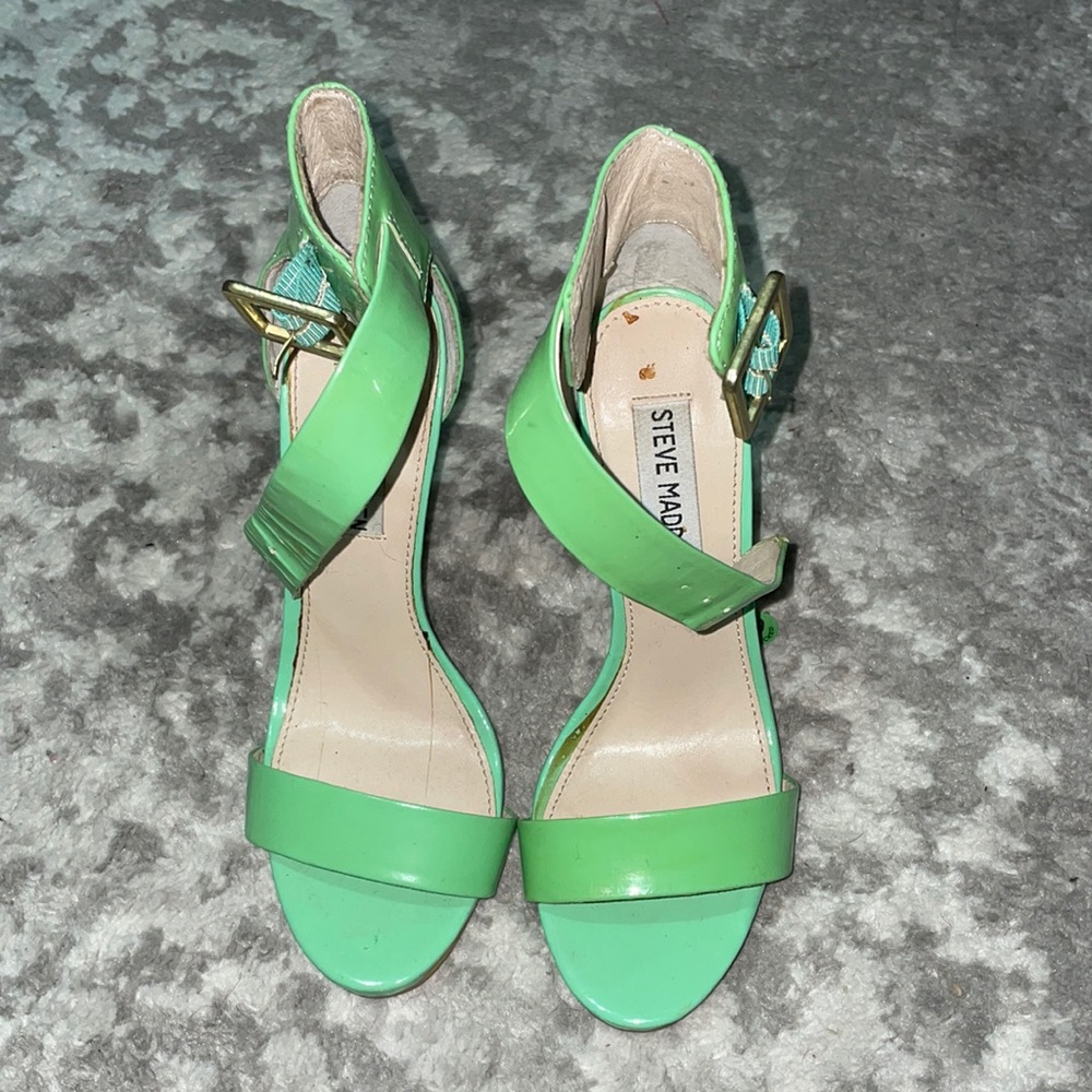 Steve Madden Pastel Green Heels